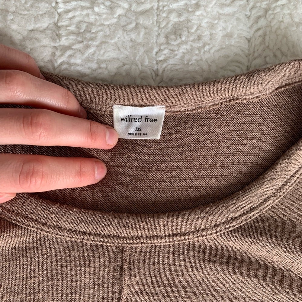 Aritzia cross cross top